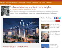 Tablet Screenshot of dallasarchitectureblog.com